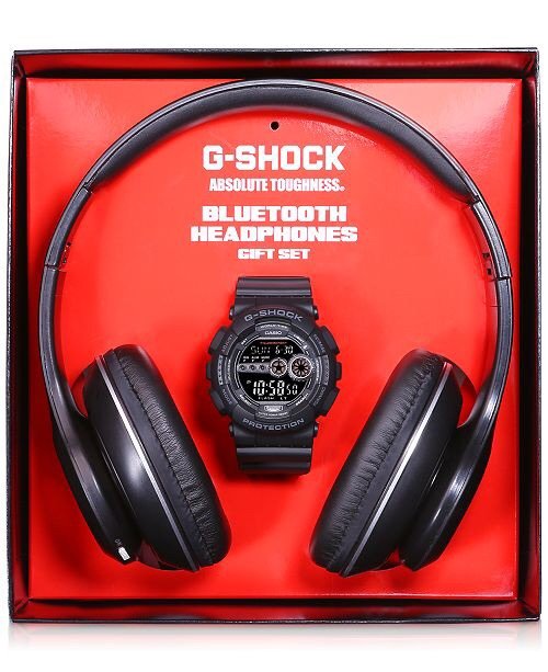 G-Shock GD100-1BBTS + 蓝牙耳机 礼品装