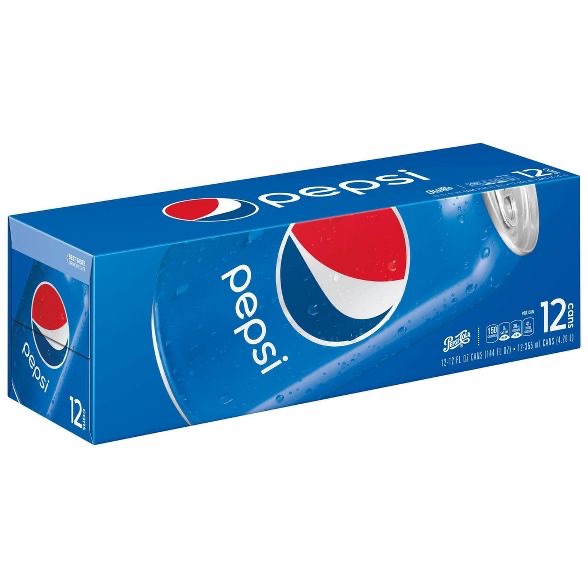 Pepsi Cola Soda - 12罐装