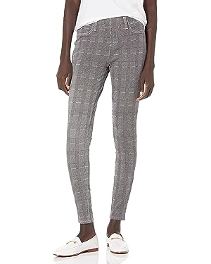 Amazon.com: Amazon Essentials Women&#39;s Pull-On Knit Jegging (Available in Plus Size), Black Grey Glen Plaid, Small : Clothing, Shoes &amp; Jewelry