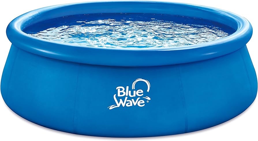Amazon.com : Blue Wave NT6130 9ft Round 30in Deep Speed Family Cover Quick Set Pool : Patio, Lawn & Garden
