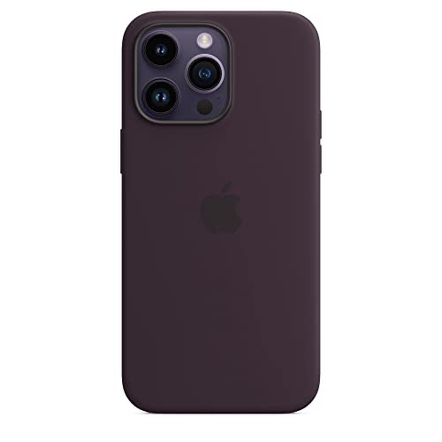 Amazon.com: Apple iPhone 14 Pro Max Silicone Case with MagSafe - Elderberry : Electronics