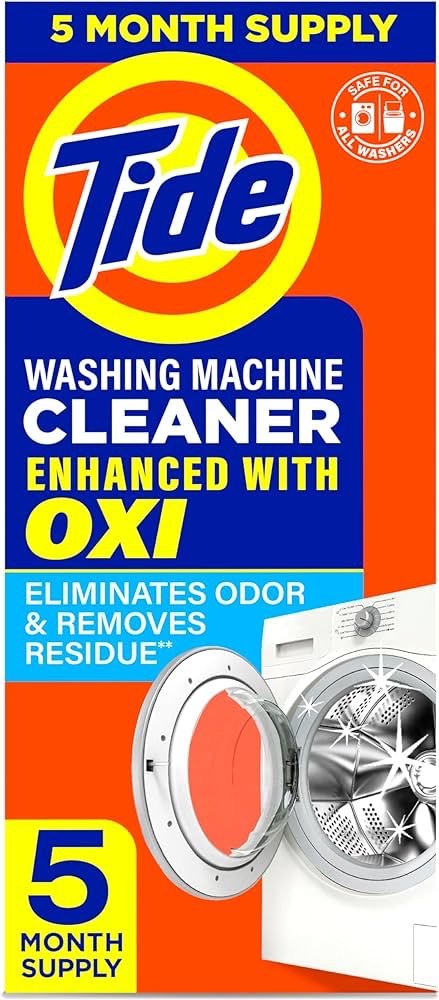 Washing Machine Cleaner by, Washer Cleaning with Oxi for Front and Top Loader Washer Machines, 5 Month Supply