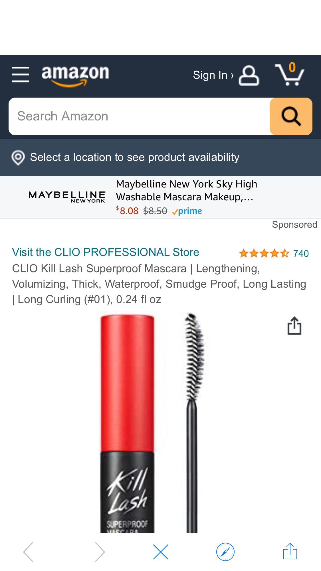 Amazon.com : CLIO 睫毛膏-近30天最低