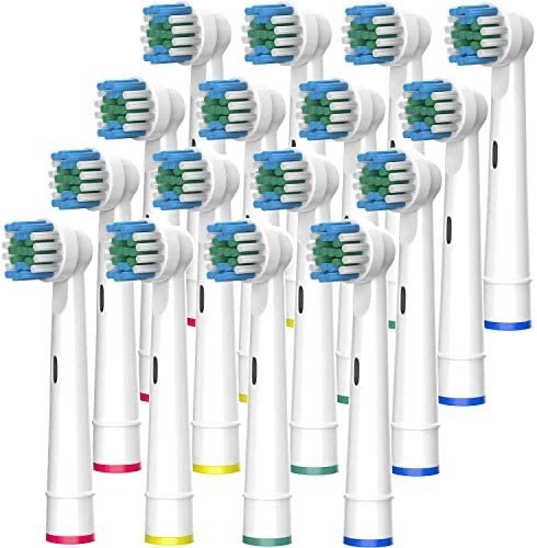 Aster 电动牙刷替换头 16个 适用于Oral B电动牙刷