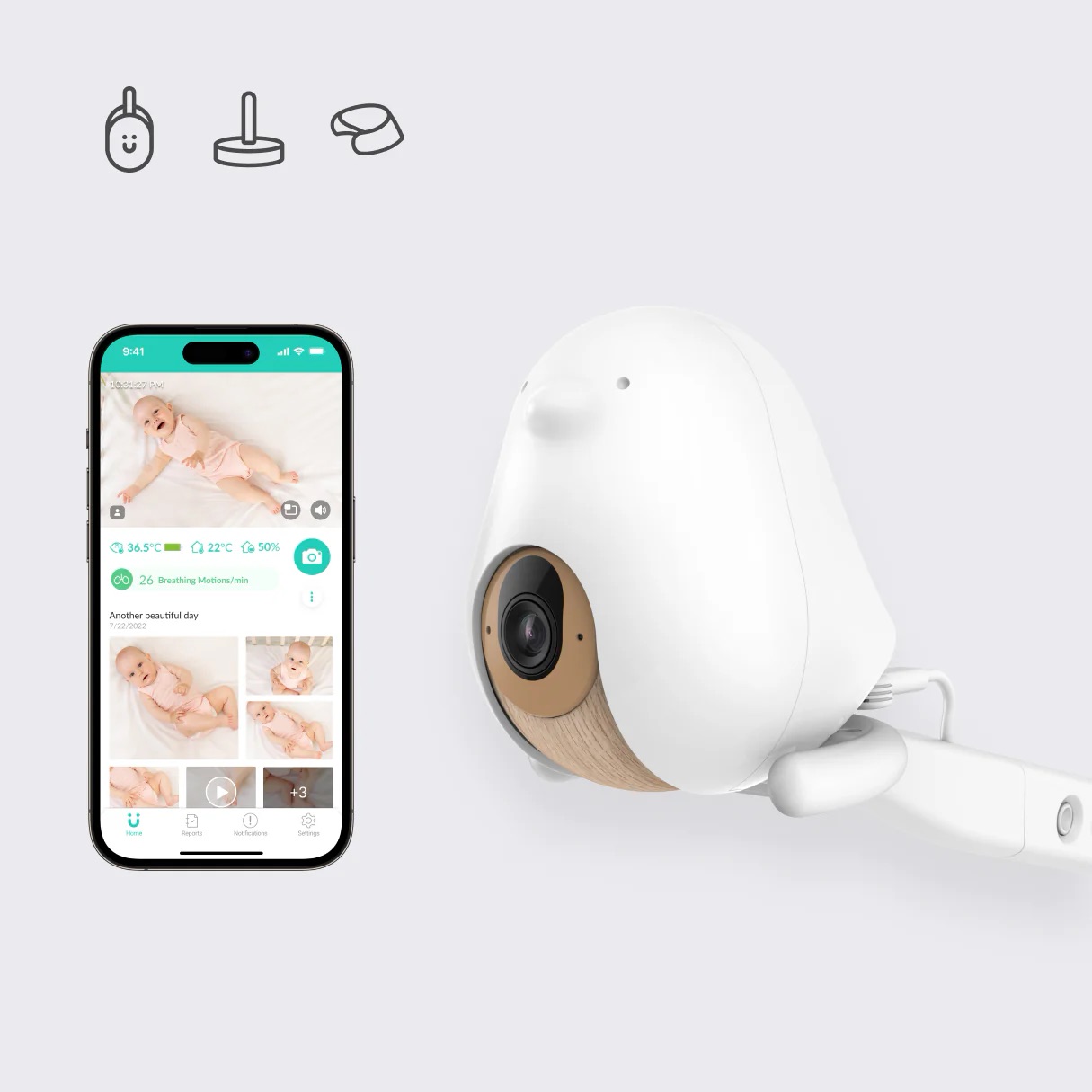 CuboAi Plus Smart Baby Monitor – CuboAi