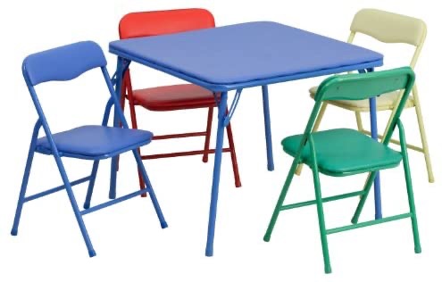 儿童可折叠座椅5件套
Amazon.com: Flash Furniture Kids Colorful 5 Piece Folding Table and Chair Set: Kitchen & Dining