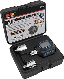 Amazon.com: Performance Tool M206 Digital Torque Adapter (1/2&#39;&#39; Drive &amp; includes adapters for 3/8&#39;&#39; and 1/4&#39;&#39;) : Tools &amp; Home Improvement