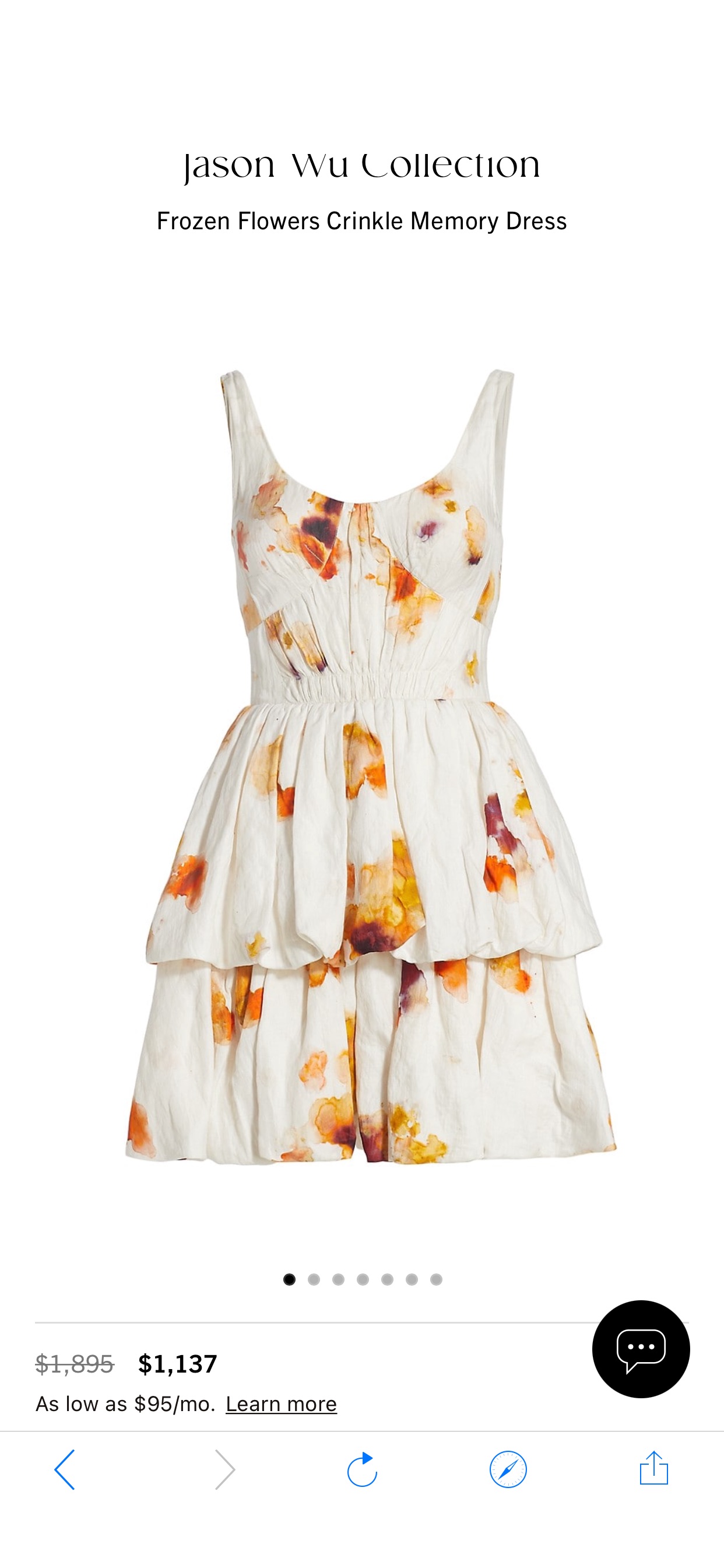 Shop Jason Wu Collection Frozen Flowers Crinkle Memory Dress | Saks Fifth Avenue
连衣裙