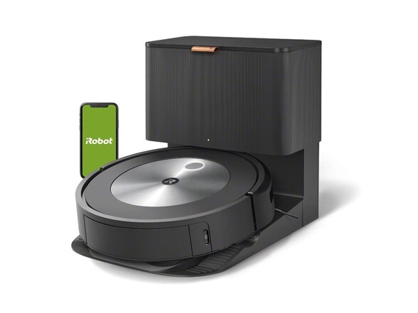 iRobot Roomba j7+ (j755920) 自清空机器人吸尘器 - 避免袜子、鞋子和宠物垃圾等常见障碍，清空自己60天，智能映射，与Alexa配合使用