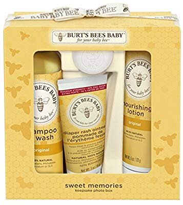 Burt's Bees小蜜蜂 婴儿洗护5件套 包装盒还能变成相片框