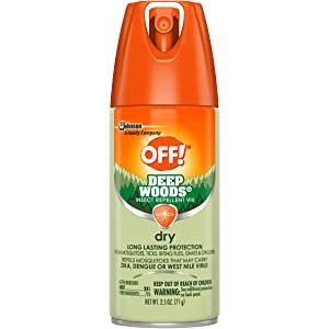 $3.48 驱蚊喷雾 远足必备OFF! Deep Woods Dry Aerosol, 2.5 Ounce ,Lemon: Health & Personal Care