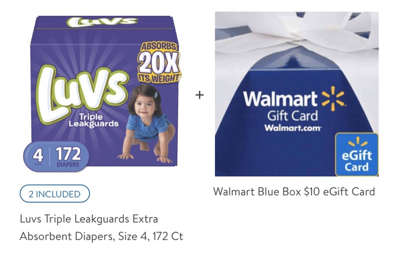 Walmart.com尿不湿促销