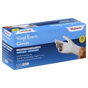 Walgreens Latex-Free Vinyl Gloves One Size