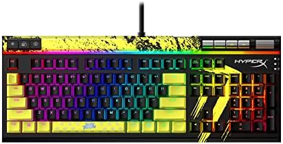 Amazon.com: HyperX Alloy Elite 2 – Mechanical Gaming Keyboard – TimTheTatMan Edition – Software-Controlled Light &amp; Macro Customization, ABS Pudding Keycaps 