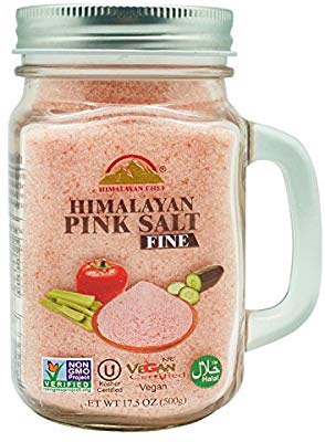 Himalayan 喜马拉雅粉盐 带玻璃盐罐