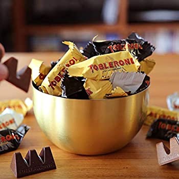 Amazon.com : Toblerone Tiny Swiss Chocolates with Honey & Almond Nougat Variety Pack, White Chocolate, Milk Chocolate and Dark Chocolate