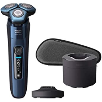 Amazon.com: Philips Norelco Shaver 7500, Rechargeable Wet & Dry Electric Shaver with SenseIQ Technology, Quick Clean Pod, Travel Case and Pop-up Trimmer, S7783/84 : Beauty & Personal Care