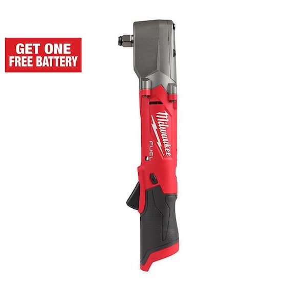 Milwaukee M12 FUEL 12V Lithium-Ion Brushless Cordless 1/2 in. Right Angle Impact Wrench (Tool-Only) 2565-20 - The Home Depot