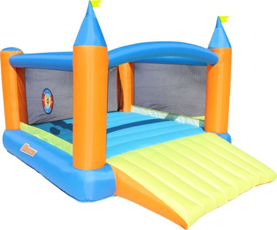 Banzai Slide n' Score Inflatable Bounce House 39029 - Best Buy充气儿童玩具