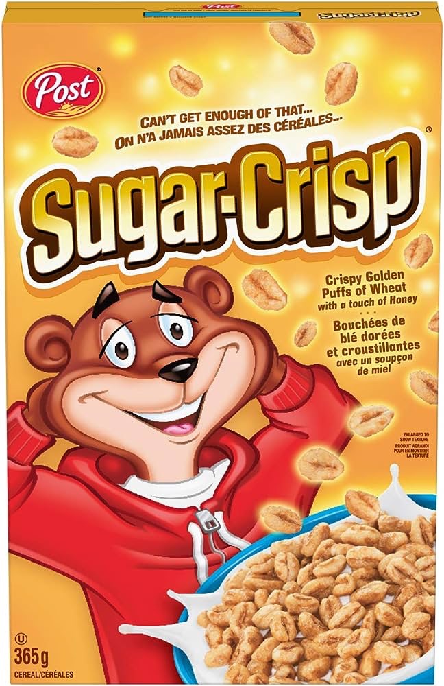 Post Sugar Crisp Cereal, 365g/12.9oz, (Imported from Canada) : Amazon.ca: Grocery & Gourmet Food