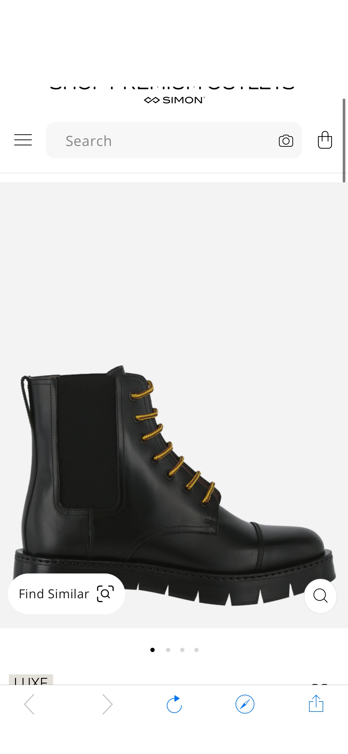 Salvatore Ferragamo Combat Ankle Boots | Shop Premium Outlets