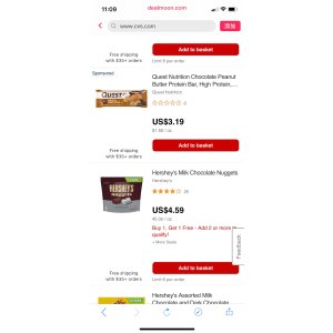 CVS.com巧克力买一送一