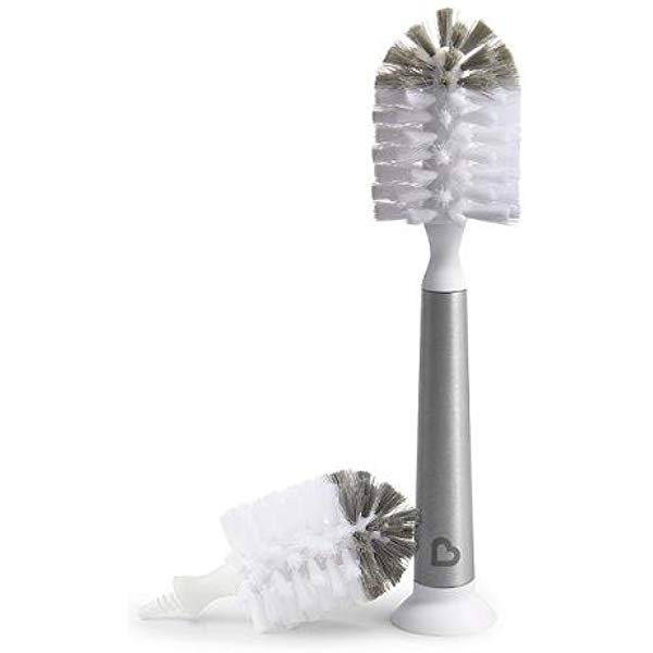 Amazon.com : Munchkin Miracle Dual Sided Cup and Baby Bottle Brush, Includes Straw Brush, Grey : Baby奶瓶刷