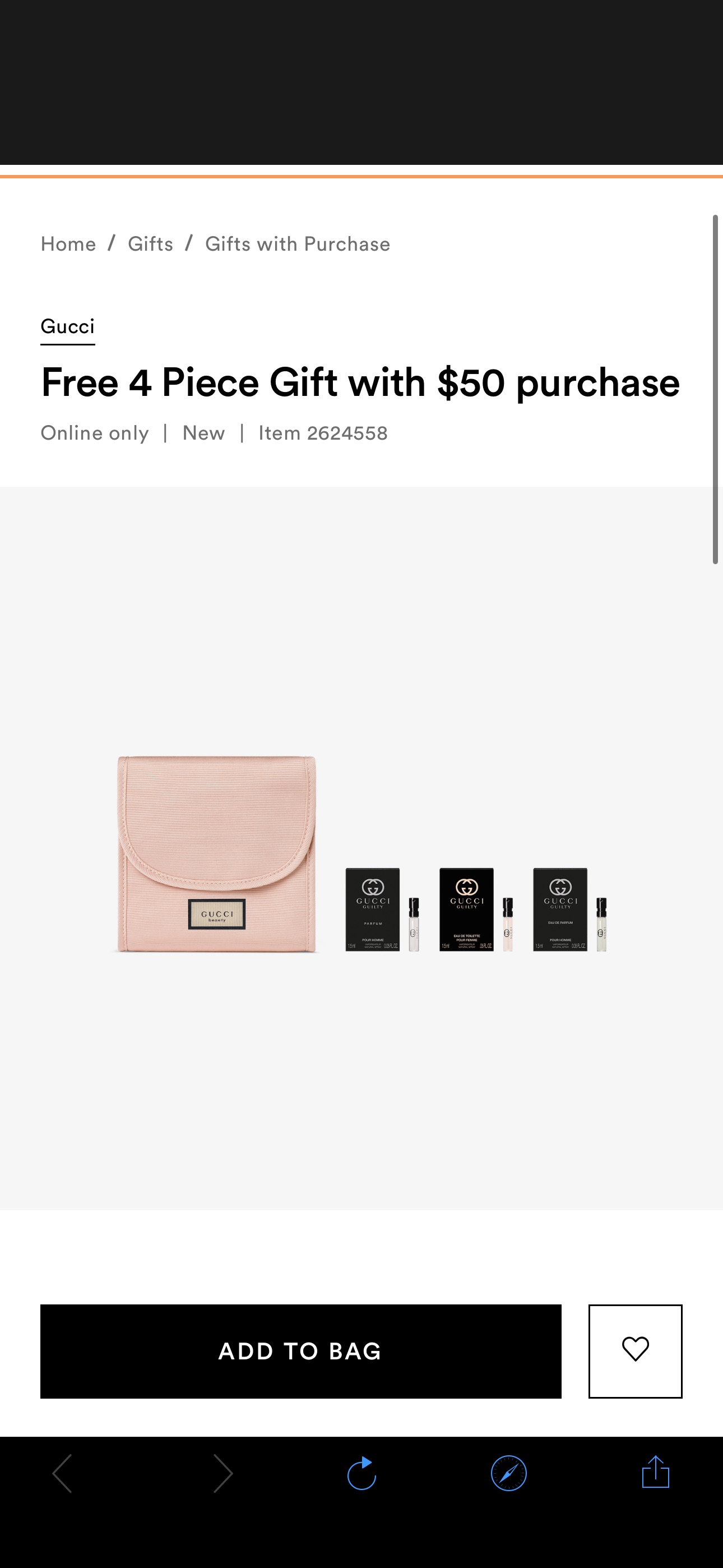 Free 4 Piece Gift with $50 purchase - Gucci | Ulta Beauty