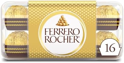 特價 : Ferrero Rocher, 16 Count, Premium Gourmet Milk Chocolate Hazelnut