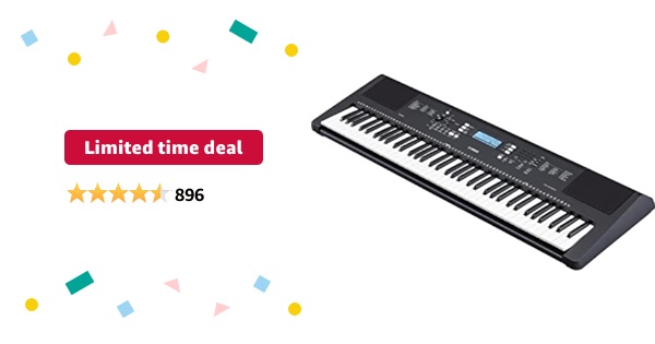 Limited-time deal: Yamaha PSREW310 76-Key Touch Sensitive Portable Keyboard with PA130 Power Adapter