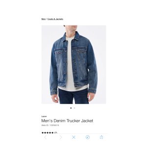 $14.95 Lazer Men s Denim Trucker Jacket & Reviews - 为Coats & Jackets - Men - Macy s