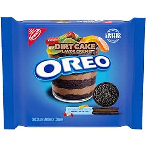 Amazon.com: OREO Dirt Cake Chocolate Sandwich Cookies, Limited Edition, 10.68 oz : Grocery &amp; Gourmet Food