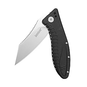 Amazon.com: Kershaw Grinder Pocket Knife, 3.25&quot; 4Cr13 Steel Clip Point Blade, Spring Assisted Opening EDC Folding Utility Knife,Black : Tools &amp; Home Improvement