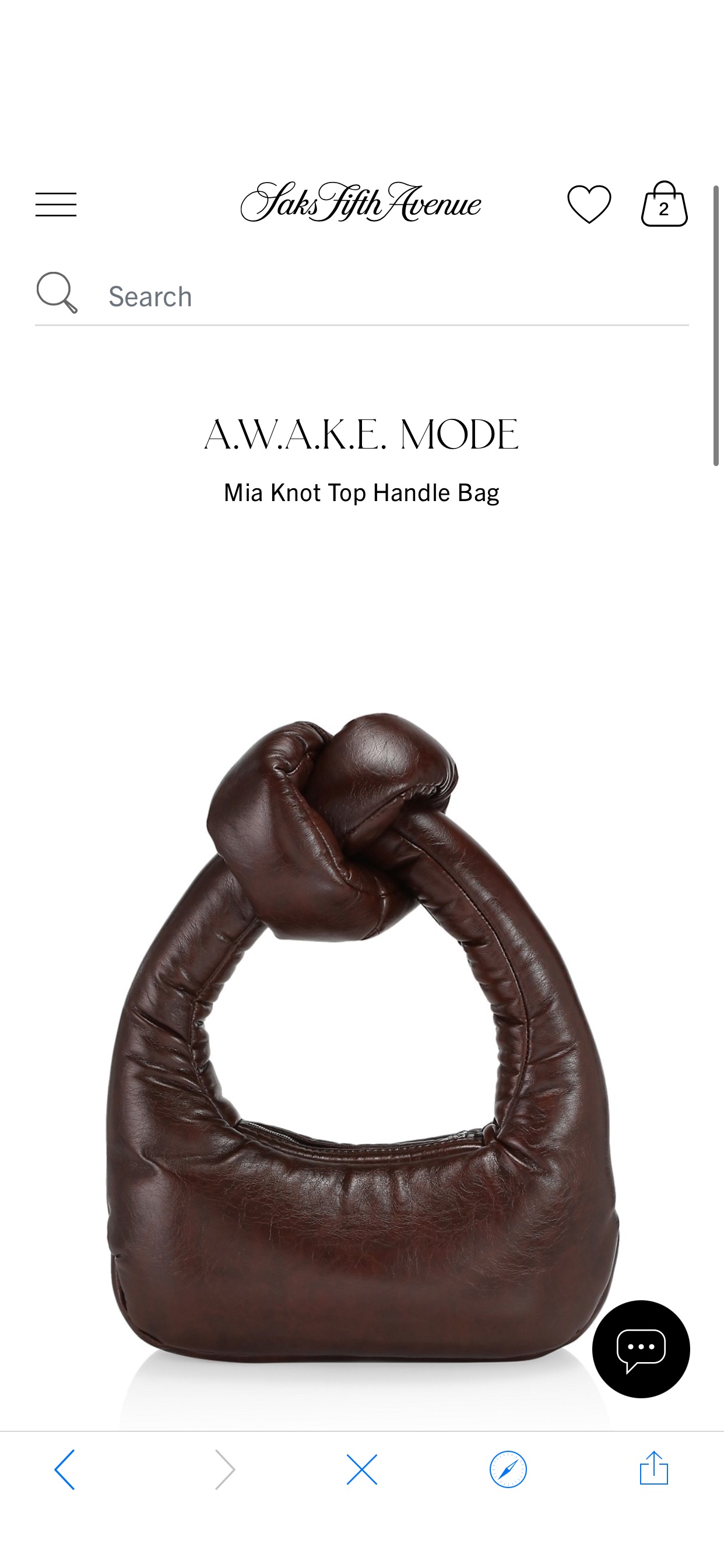 Shop A.W.A.K.E. MODE Mia Knot Top Handle Bag | Saks Fifth Avenue
包包
