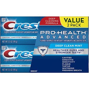 $5.94 Amazon.com : Crest Pro-Health Advanced Deep Clean Mint Toothpaste : Beauty Crest 深层清洁薄荷味牙膏 特价$5.94