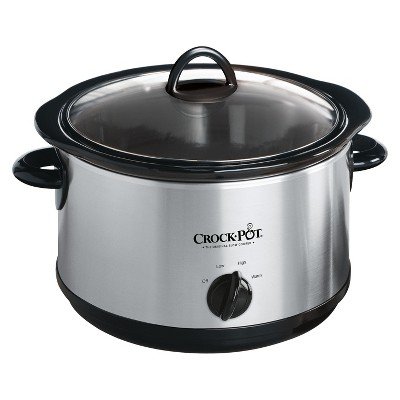 Crock-Pot 4.5夸脱不锈钢慢炖锅