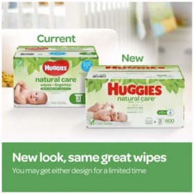 Huggies Natural Care Baby Wipe Refill, Fragrance Free (1,040 ct.) - Sam's Club Huggies婴儿无香湿巾