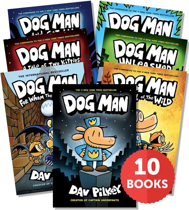 Dog Man Collection总共10本