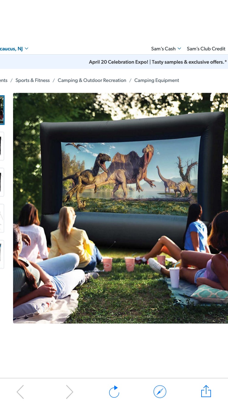 Inflatable Outdoor Screen - Sam's Club