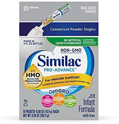 Similac Pro-Advance 婴儿奶粉16支条袋装 补货