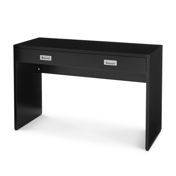 2 Drawer Ludlow Desk, Solid Black