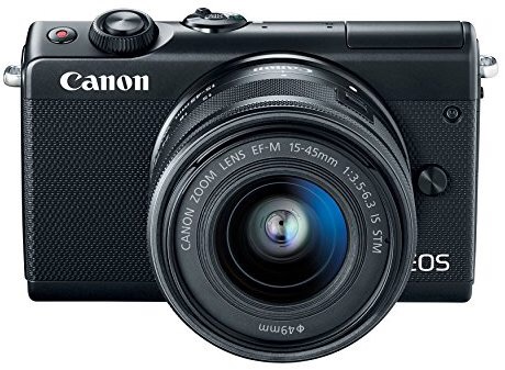 佳能微单M100套装Amazon.com : Canon EOS M100 Mirrorless Camera w/15-45mm Lens & 55-200mm Lens - Wi-Fi, Bluetooth, and NFC Enabled (Black) : Camera & Photo