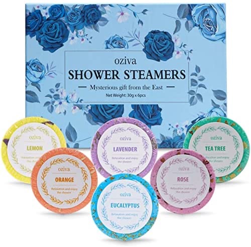 Amazon.com: Oziva Aromatherapy Shower Steamers - Nighttime Shower Tablets, Shower Bombs Gifts for Women and Men - Self Care and Relaxation Stress Relief, Home Spa Gifts : Beauty & Personal 三五折