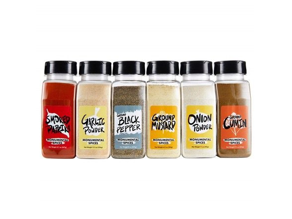Monumental Spices BBQ Spice Seasoning 6 Spice Gift Pack