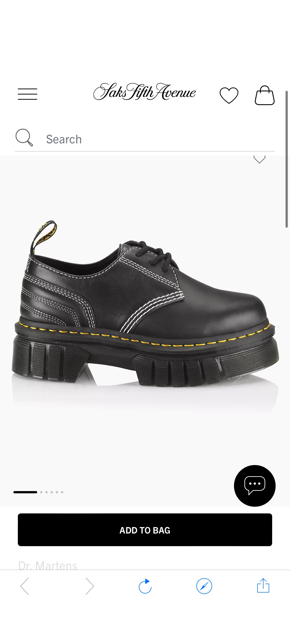 Shop Dr. Martens Audrick 3I Quilted Leather Oxfords | Saks Fifth Avenue