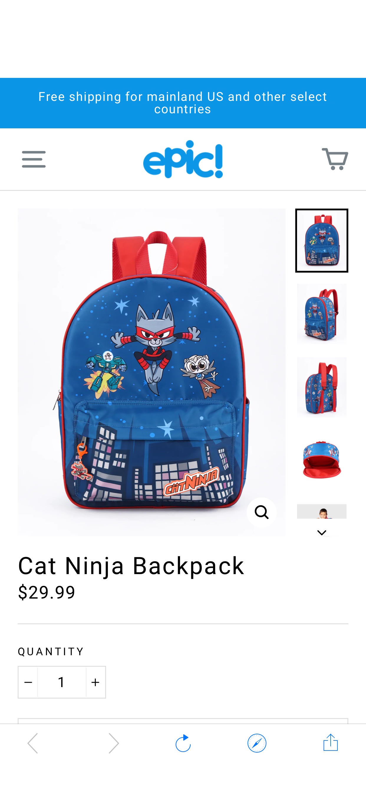 Cat Ninja Backpack – Get Epic