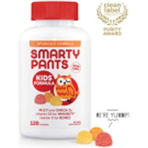 Amazon.com: SmartyPants Vegetarian Organic Kids Daily Gummy Vitamins 有机儿童锌加复合维生素，改善食欲，提供身体所需维生素