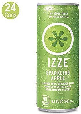 IZZE Sparkling Juice, Apple, 8.4 Fl Oz (24 Count)