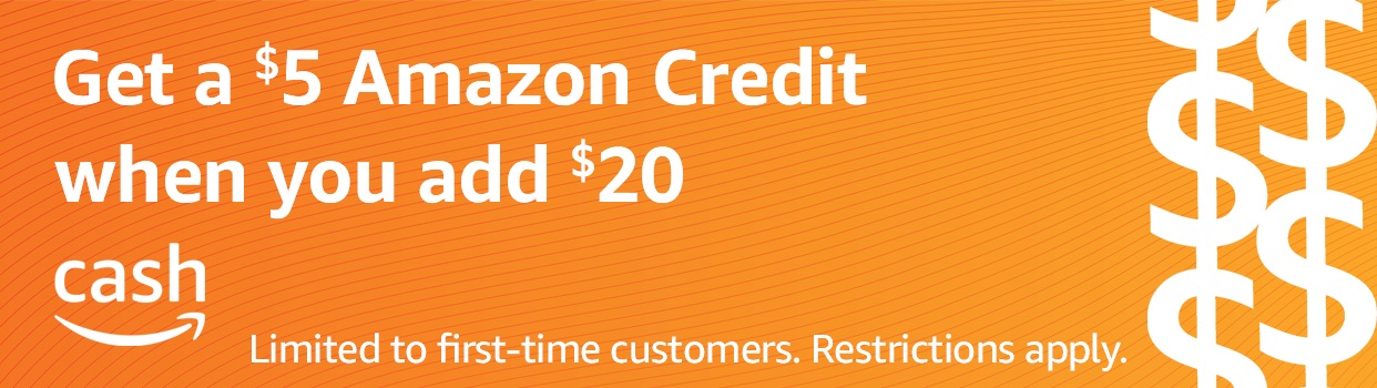 Amazon.com: Amazon Cash: Gift Cards充值20现金送5美金