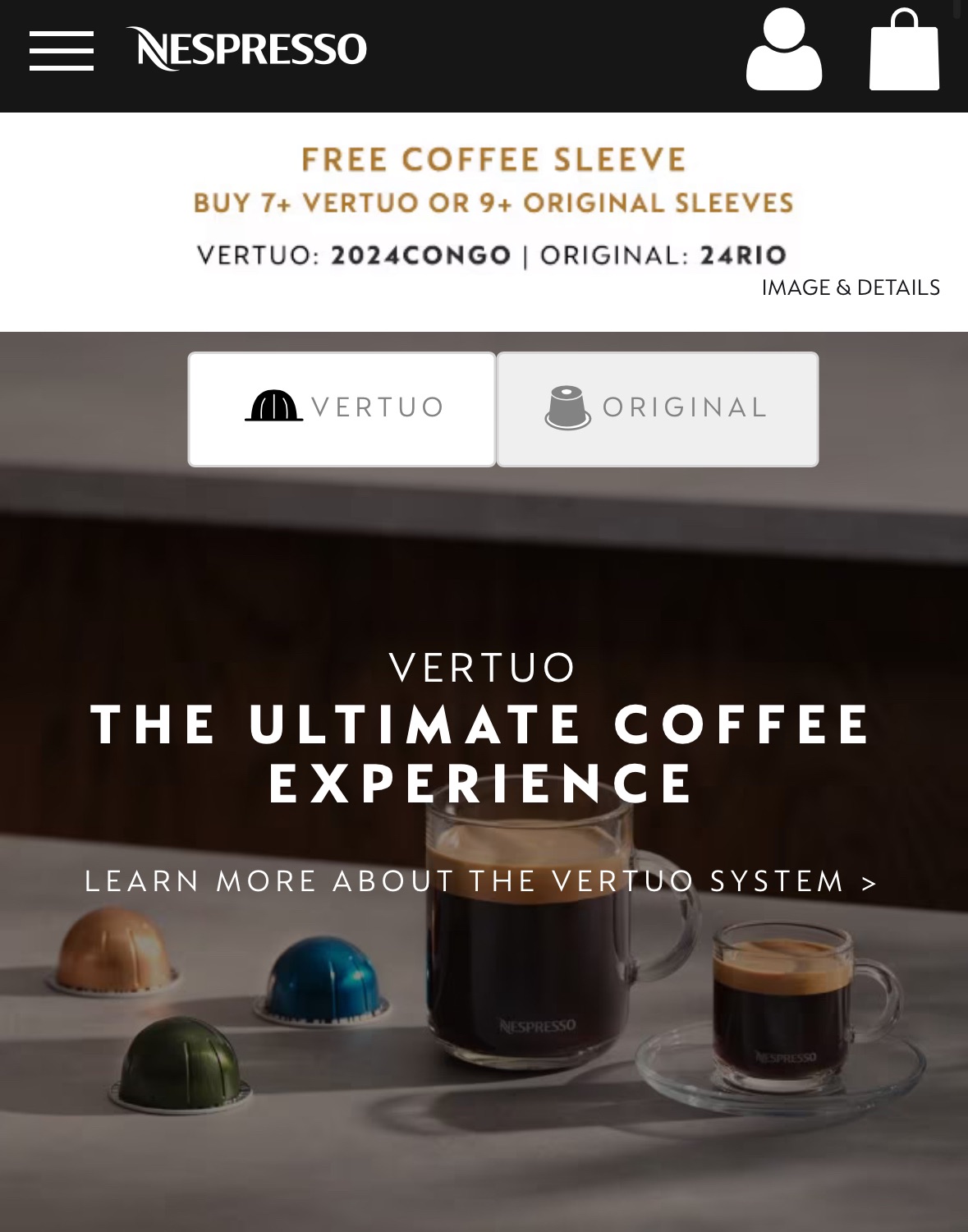Nespresso 买 Vertuo 胶囊 7 送一 仅限今天！